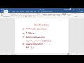Java Programming Tutorial - Part 5 - Java Operators