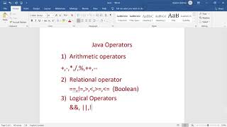 Java Programming Tutorial - Part 5 - Java Operators