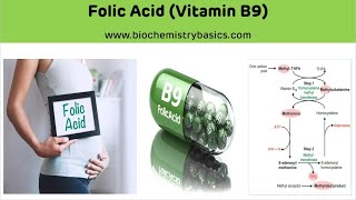 Folic Acid - Structure, Active Form, Functions and Deficiency || Folic Acid (Vitamin B9)