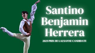 2025 Prix de Lausanne Candidate Santino Benjamin Herrera - La Fille Mal Gardee