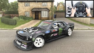 Forza Horizon 4 Ken Block Ford Mustang Hoonicorn (Steering Wheel + Shifter) Gameplay