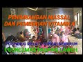 Penimbangan massal dan pemberian vitamin A Puskesmas Padang Laweh Sijunjung