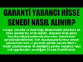 garanti bbva yabancı hisse senedi nasıl alınır