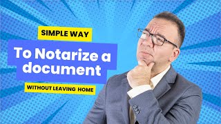 How to notarize a document online