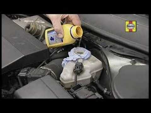 Top up your car's brake fluid Top up your car's brake fluid