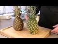 wie erkenne ich eine reife ananas und schneide sie effektiv