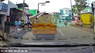 COIMBATORE TO ANAIMALAI TRIP DASHBOARD CAMERA VIEW