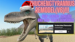 ZHUCHENGTYRANNUS REMODEL!!! + New Year's Upcoming Remodel! - Dinosaur World Mobile