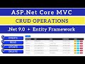 CRUD Operations in ASP.NET Core MVC using Entity Framework Core