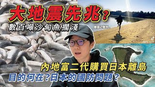 日本大地震先兆頻發｜大群沙甸魚擱淺｜中國富二代購入沖繩縣無人島｜引發國土安全問題？