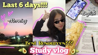 Last minute Strategies 🌟📑 | *Early morning* study 🌄 | Science \u0026 English 💌 | Vanshika 🌷 |