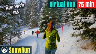 Arosa SnowRun, Schweiz Wunderland | Laufband Laufen | Virtual Run #66