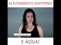 aleitamento materno e Água