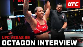 Joselyne Edwards Octagon Interview | UFC Vegas 99