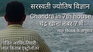 #LalKitab#RedBook#BestAstrologer#Chandra in 7th house चंद्रमा खाना नंबर 7 लाल किताब क