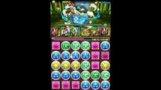 パズドラ【青の丼龍　八宝龍　超地獄級】天臨冥狼神・アヌビスPT ノーコン Sランク