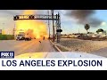 Massive truck explosion in LA's Wilmington neighborhood