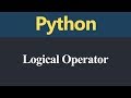 Logical Operators in Python (Hindi)