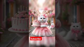 Kitten and cake story #cat #miawmiaw #meong #miaubaru #catlover #shortvideo #cutecat #funny #cute