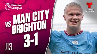 Highlights & Goals: Manchester City vs. Brighton 3-1 | Premier League | Telemundo Deportes