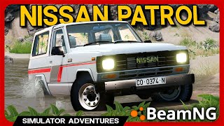 RETRO Japanese SUV! - BeamNG 1985 Nissan Patrol Mod