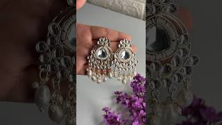 Beautiful Kundan earrings from Meesho under ₹ 150  #meeshofind #unboxing #meeshoshopping #meeshohaul