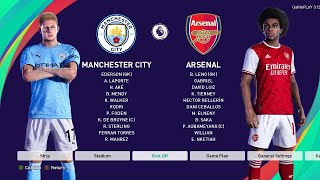 PES 2021 - Arsenal vs Manchester City - Full Match & Goal - Gameplay PC