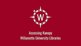 Accessing Kanopy