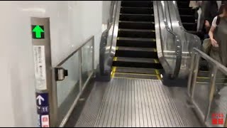 【三菱】6X エスカレーター　JR札幌駅 6X escalator Sapporo station JR line Hokkaido Japan