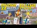 IPHONE XR VS REALME X7 MAX BGMI/PUBG TEST 2022🔥| REALME X7 MAX 90FPS BGMI TEST | IPHONE XR 60FPS