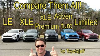 Comparing ALL 2019 RAV4 Trim Levels: How to pick one!