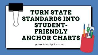 State Standards to Student-Friendly Anchor Charts Using Copilot | Step-by-Step for Teachers