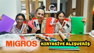 MİGROS OKULA DÖNÜŞ KIRTASİYE ALIŞVERİŞ | BACK TO SCHOOL | SILA MİRA