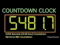 6 000 seconds 1 40hour 100 mins countdown digital countdown clock remix bbc countdown version