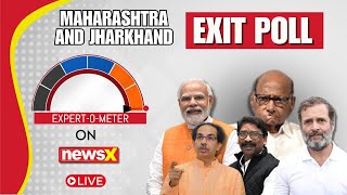 LIVE: Maharashtra \u0026 Jharkhand Exit Poll | Expertometer On NewsX