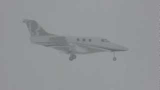 [HD] Beech 390 Landing In Snowstorm 24R CYUL