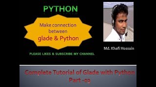 Make connection between glade & Python