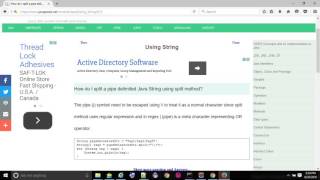 How do I split a pipe delimited Java String using split method? | javapedia.net
