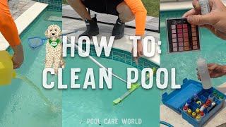 HOW TO CLEAN A POOL : WEEKLY SERVICE TRAINING