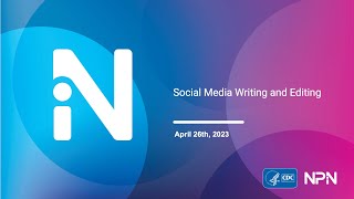 Writing and Editing for Social Media