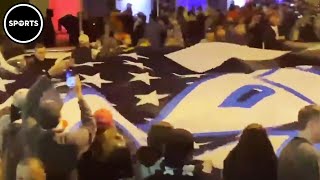 Right-Wingers Desecrate American Flag In The Name Of Trump