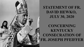 Fr Hewko, July 30, 2020, Statement Concerning KY Thuc Line \