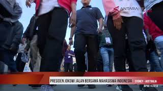 ANTARANEWS - Jokowi bertemu mahasiswa Indonesia di Selandia Baru