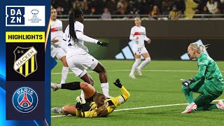 HIGHLIGHTS | BK Häcken vs. PSG (UEFA Women's Champions League 2023-24 Quarter-final First Leg)