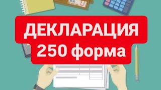 Как сдать 250 декларацию/как сдать 250 форму/ 250 форма декларация тапсыру/ 250 декларация 2024