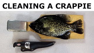 HOW TO CLEAN/FILLET A CRAPPIE - BONELESS AND SKINLESS