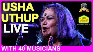 Usha Uthup Rocking Live I Bappi Lahiri Songs I With 40 Musicians I Anant Musical Dreams