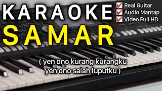 SAMAR Karaoke Nada Cowok || Masdhoo