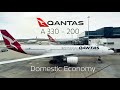 In Flight Review: Qantas A330-200 Domestic Economy - MEL - SYD