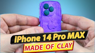 iPhone 14 Pro Max How to make with Clay  Plasticine iPhone 14 Pro DIY Tutorial